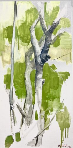 Árbol entre manchas di Antonio Mateos Prieto, Pittura in vendita su Singulart