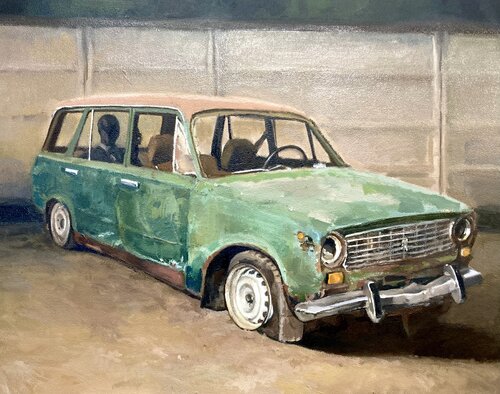 Pasajero fortuito par Antonio Mateos Prieto, Peinture en vente sur Singulart