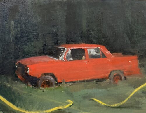Noche en rojo par Antonio Mateos Prieto, Peinture en vente sur Singulart