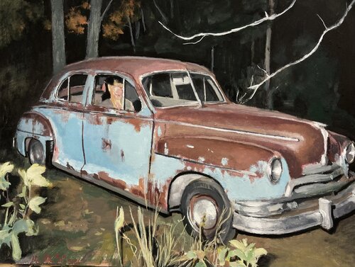 La que nunca llegó di Antonio Mateos Prieto, Pittura in vendita su Singulart