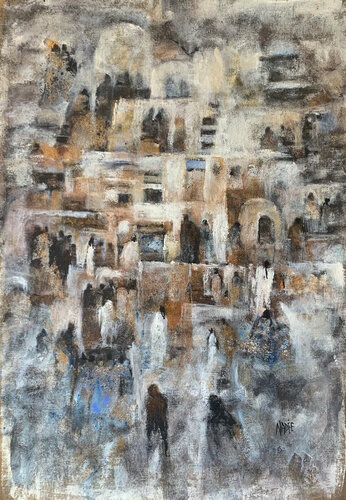 Les portes closes di Nadée, Pittura in vendita su Singulart