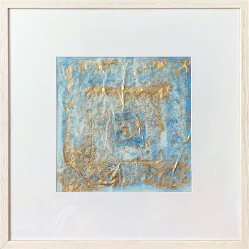 Bleu E mouvant von Nadée, Werk auf Papier kaufen auf Singulart