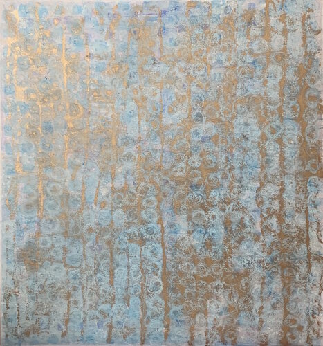 Bleu vertical di Nadée, Pittura in vendita su Singulart