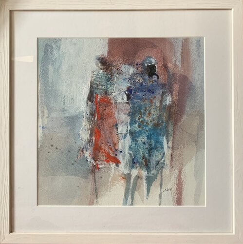Ange à la jupe rouge von Nadée, Werk auf Papier kaufen auf Singulart