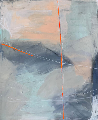 thin lines 2 by Karen und Simone Lehmann, 油畫 for Sale on Singulart