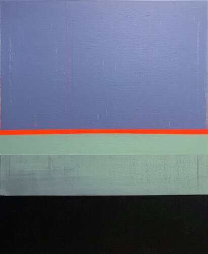 horizon - stripes van Karen und Simone Lehmann, Schilderij te koop op Singulart