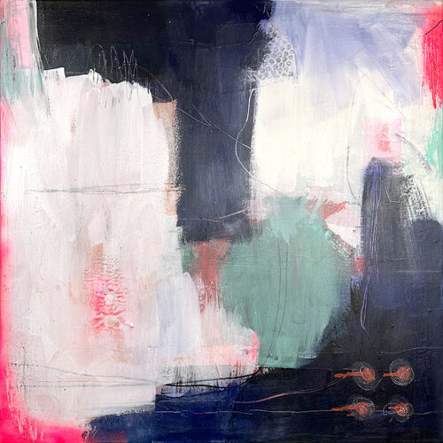 hidden lines and rough spaces van Karen und Simone Lehmann, Schilderij te koop op Singulart