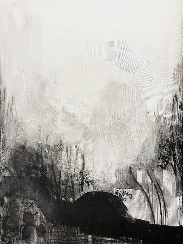 mysterious landscape von Karen und Simone Lehmann, Malerei kaufen auf Singulart