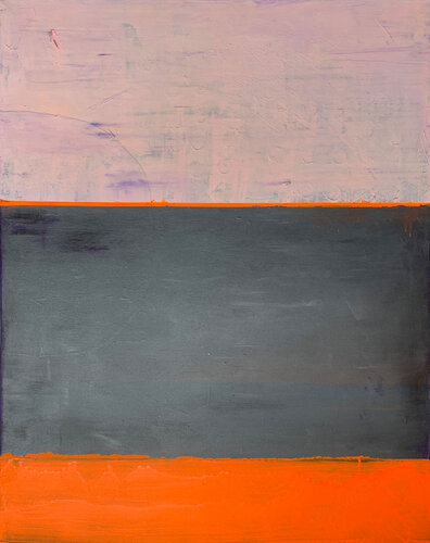 horizon - stripes by Karen und Simone Lehmann, 油畫 for Sale on Singulart