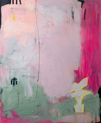 All that glitters is not gold van Karen und Simone Lehmann, Schilderij te koop op Singulart
