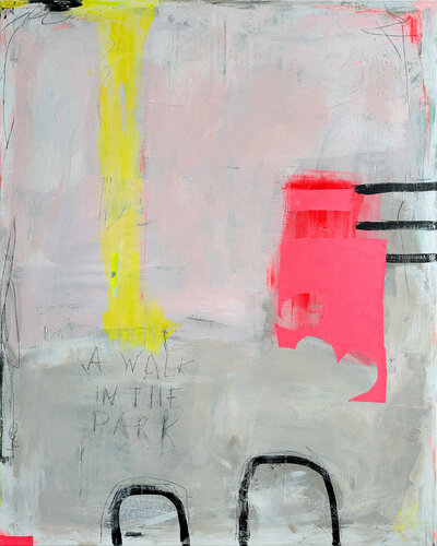 A walk in the park - 2025 di Karen und Simone Lehmann, Pittura in vendita su Singulart