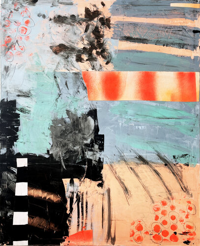 Hangout on Beach van Karen und Simone Lehmann, Schilderij te koop op Singulart