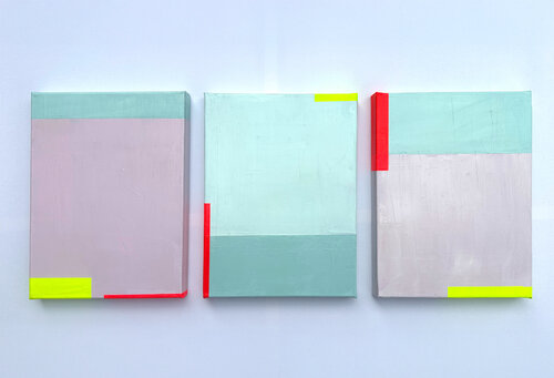 Triptychon No. 1 by Karen und Simone Lehmann, 油畫 for Sale on Singulart