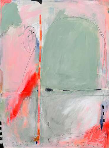 NOT MY CIRCUS _ NOT MY MONKEYS by Karen und Simone Lehmann, 油畫 for Sale on Singulart