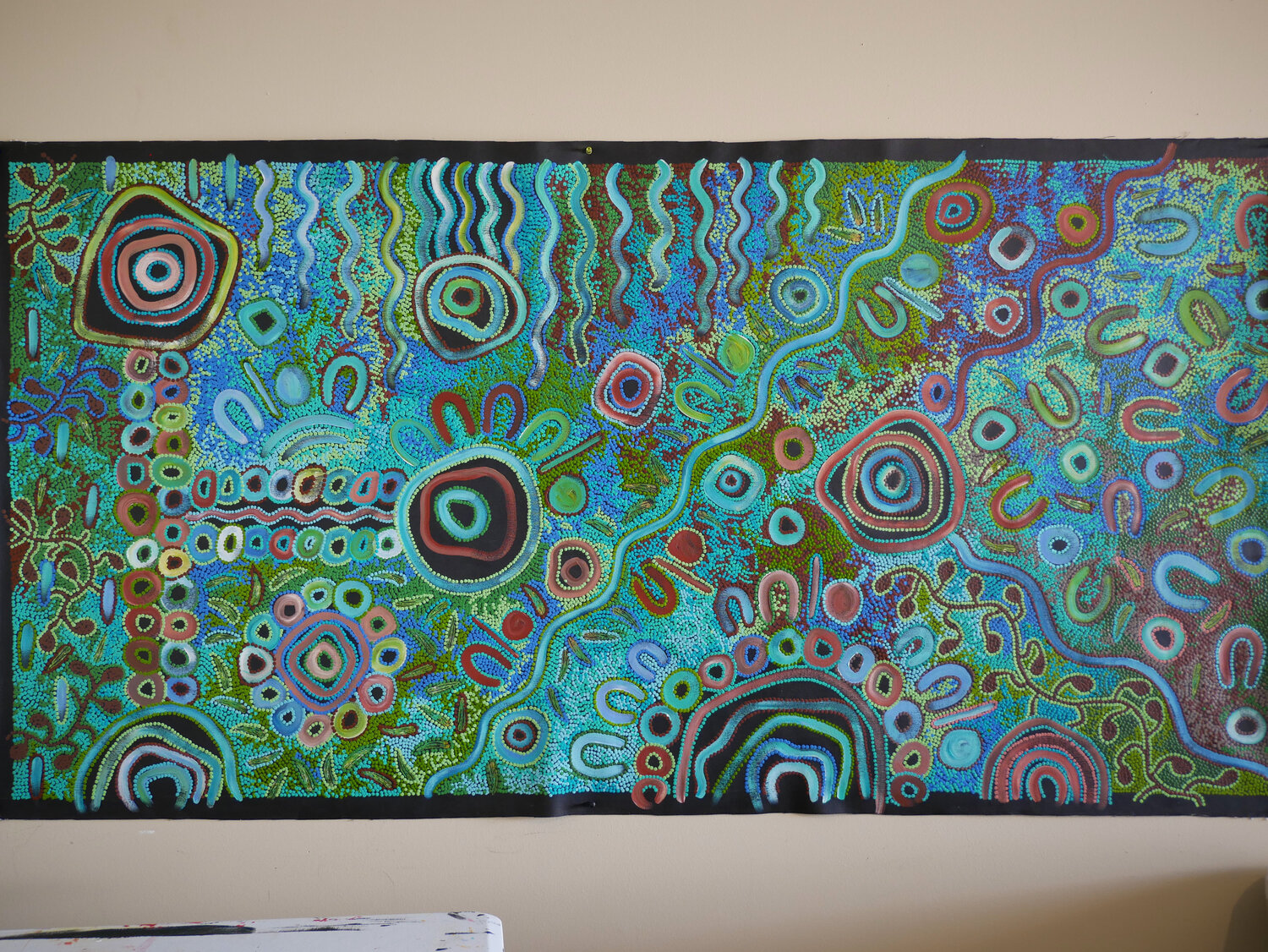 ly-lenky-la (Small Earth Warm) by Loretta Jones Petyarre