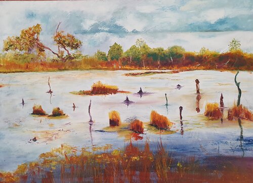 Königsmoor von Ulrike Schmitt, Malerei kaufen auf Singulart