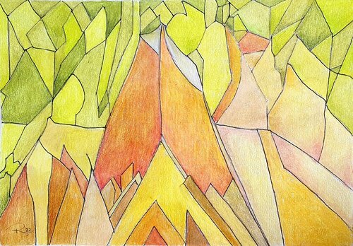 Frühling von Ulrike Schmitt, Zeichnungen kaufen auf Singulart