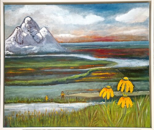 Gletscher Schmelze von Ulrike Schmitt, Malerei kaufen auf Singulart