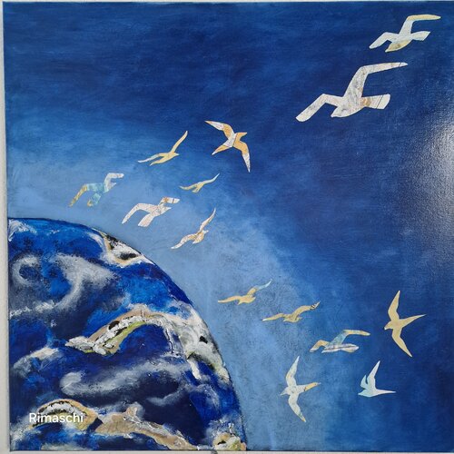 Zyklus der Sehnsucht van Ulrike Schmitt, Schilderij te koop op Singulart