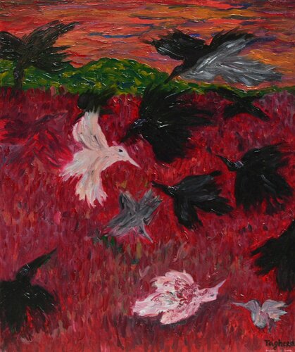 Real life in my eyes van Art Taghera, Schilderij te koop op Singulart