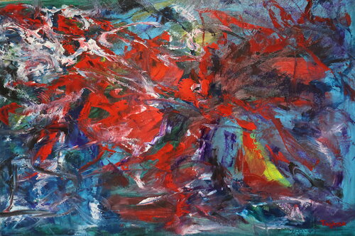 Fiore raro di Art Taghera, Pittura in vendita su Singulart