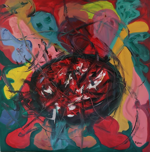Hole in our soul van Art Taghera, Schilderij te koop op Singulart