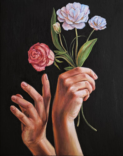 Touch and Bloom de Lena Krashevka, Pintura a la venta en Singulart