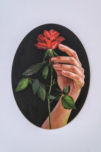 Delicate Embrace van Lena Krashevka, Schilderij te koop op Singulart