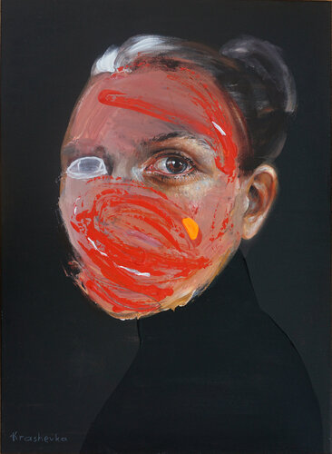 Enough di Lena Krashevka, Pittura in vendita su Singulart