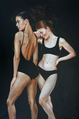 The mood of the moment van Lena Krashevka, Schilderij te koop op Singulart