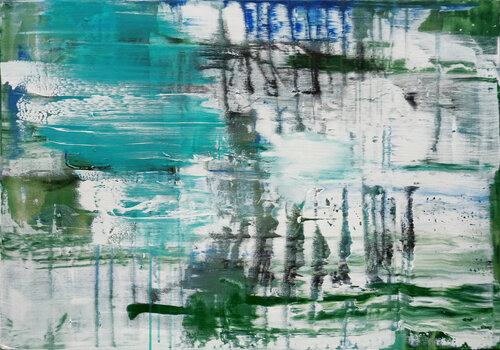 Melting snow von Lena Krashevka, Malerei kaufen auf Singulart