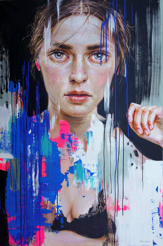 Afterdark van Lena Krashevka, Schilderij te koop op Singulart