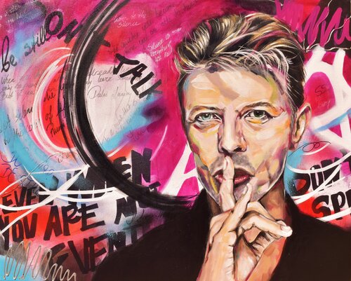 "David Bowie" von Bianca Lever, Malerei kaufen auf Singulart