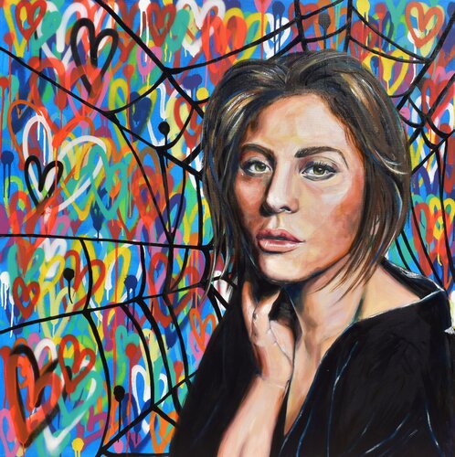 "Lady Gaga" von Bianca Lever, Malerei kaufen auf Singulart