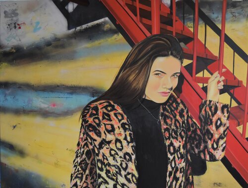 Urban Girl von Bianca Lever, Malerei kaufen auf Singulart