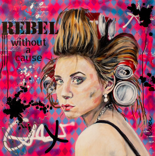 "Rebel without a Cause" by Bianca Lever, Painting for Sale on Singulart