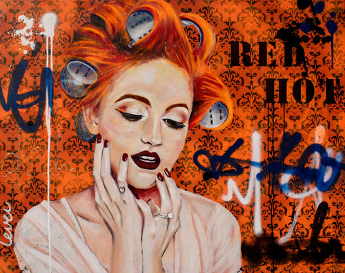 "Red Hot" von Bianca Lever, Malerei kaufen auf Singulart