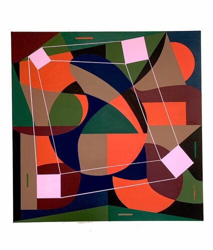 Pink Vector von Koola Adams, Malerei kaufen auf Singulart