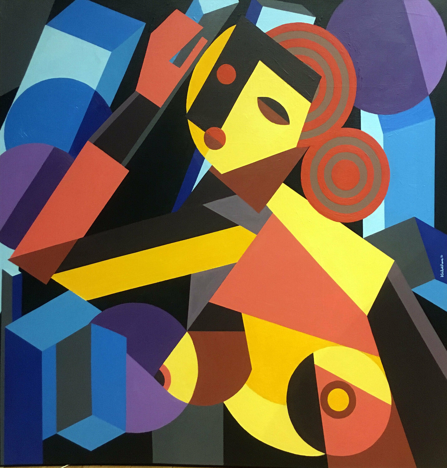 Abstracted Nude Koola Adams