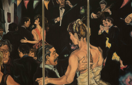 The Dancers von Jean-Francois Miaule, Malerei kaufen auf Singulart