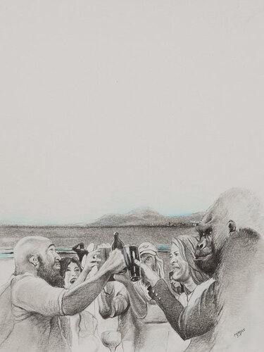 Limited Print Edition "King Kool 19" von Jean-Francois Miaule, Zeichnungen kaufen auf Singulart