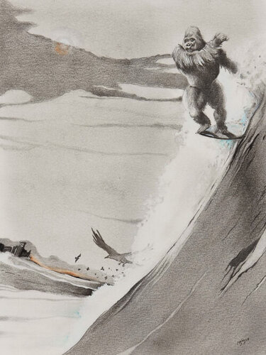 Limited Print Edition "King Kool 9" par Jean-Francois Miaule, Dessin en vente sur Singulart