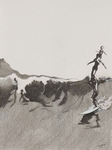 Limited Print Edition "Perfect Balance" von Jean-Francois Miaule, Zeichnungen kaufen auf Singulart