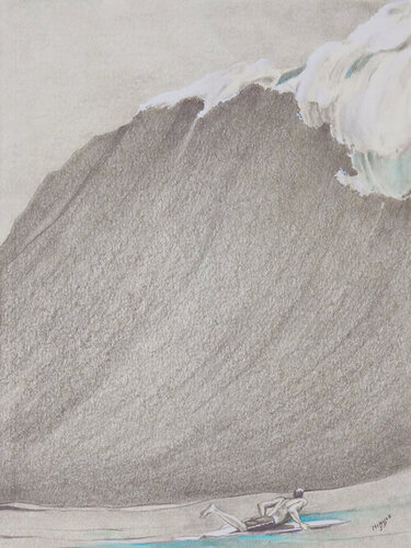 Limited Print Edition "Waikiki" par Jean-Francois Miaule, Dessin en vente sur Singulart