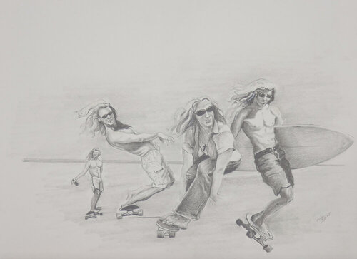 Limited Print Edition "Venice Beach" Jean-Francois Miaule