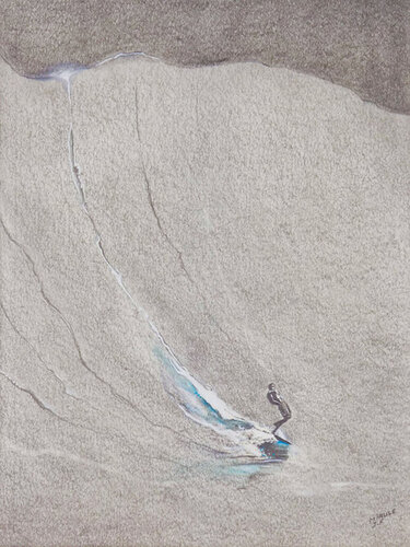 Limited Print Edition "Cool ride 2" von Jean-Francois Miaule, Zeichnungen kaufen auf Singulart