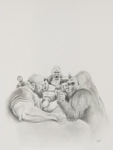 Limited Print Edition "King Kool 32" von Jean-Francois Miaule, Zeichnungen kaufen auf Singulart