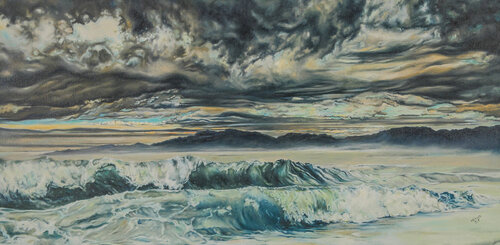 Playa Del Rey Beach in the storm 2 Jean-Francois Miaule