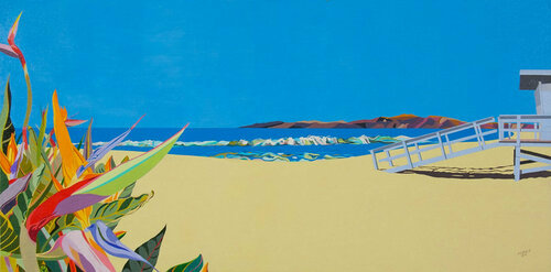 Birds of Paradise de Jean-Francois Miaule, Pintura a la venta en Singulart