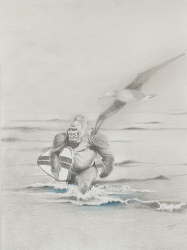 Limited Print Edition "King Kool 34" von Jean-Francois Miaule, Zeichnungen kaufen auf Singulart